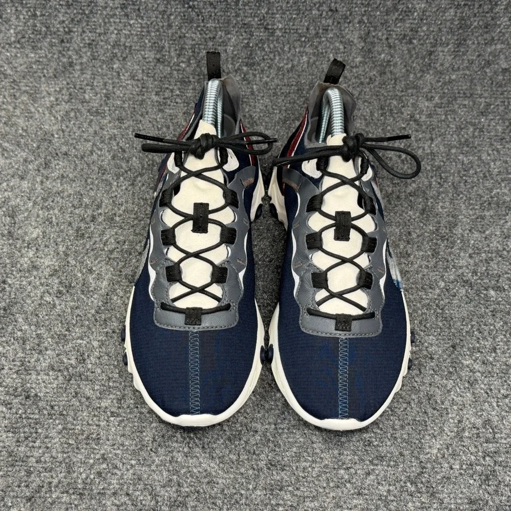 Nike React‎ Element 55 Pendleton Running Shoes Women's 8.5 Blue Retro Athletic